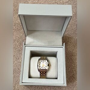 Michele Urban Mini Silver and Gold Luxury Watch - Worn only Twice